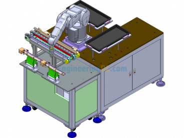 A10-Tray Automatic Loading And Grabbing Station (Including DFM) - SolidWorks - Free Download