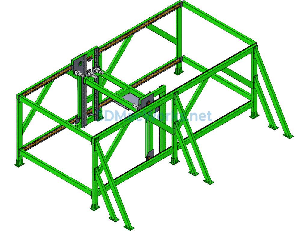 Framed Material Stacking Device - ProE - Free Download Framed Material Stacking Device - Image 2