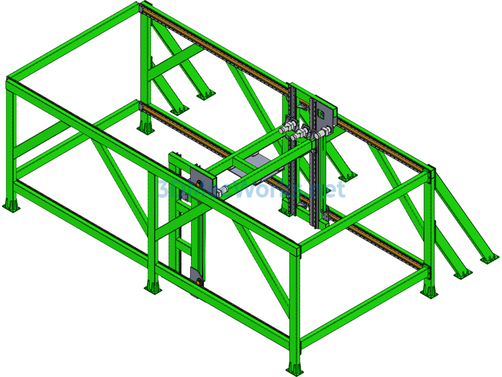 Framed Material Stacking Device - ProE - Free Download Framed Material Stacking Device - Image 3