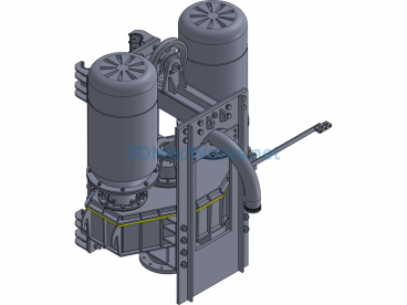 Liftable Dual Power Pump System - Creo.Parametric - Free Download