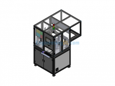 3D Model Of An Automatic Screw Locking Machine - Exported - Free Download