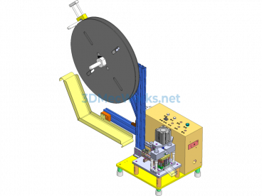 Automatic Strip Cutting Machine - SolidWorks - Free Download