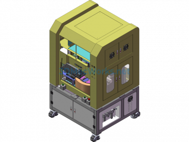 Automated Connector Dispensing And Bonding Equipment - SolidWorks - Free Download