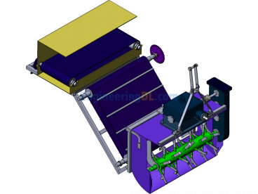 Design And Simulation Of Grape Vine Burying Machine [Including 3D Model + CAD Drawings] - SolidWorks  AutoCAD-ZWCAD - Free Download