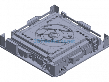 Classic And Ingenious Automatic Mahjong Table Structure - ProE  Creo.Parametric - Free Download
