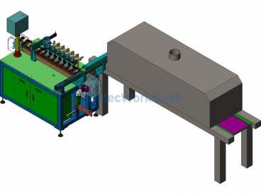 Automatic Solar Conductive Copper Plate Dispensing Machine - SolidWorks - Free Download