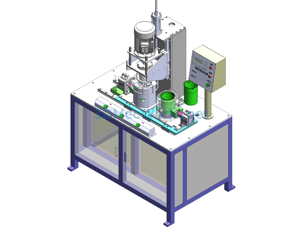 Automatic Curling Machine for Hot Water Kettle - SolidWorks - Free Download Automatic Curling Machine for Hot Water Kettle