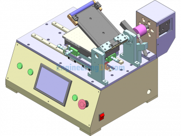 7-Inch LCD Screen Laminating Machine Motor-Driven Intelligent Model - SolidWorks - Free Download