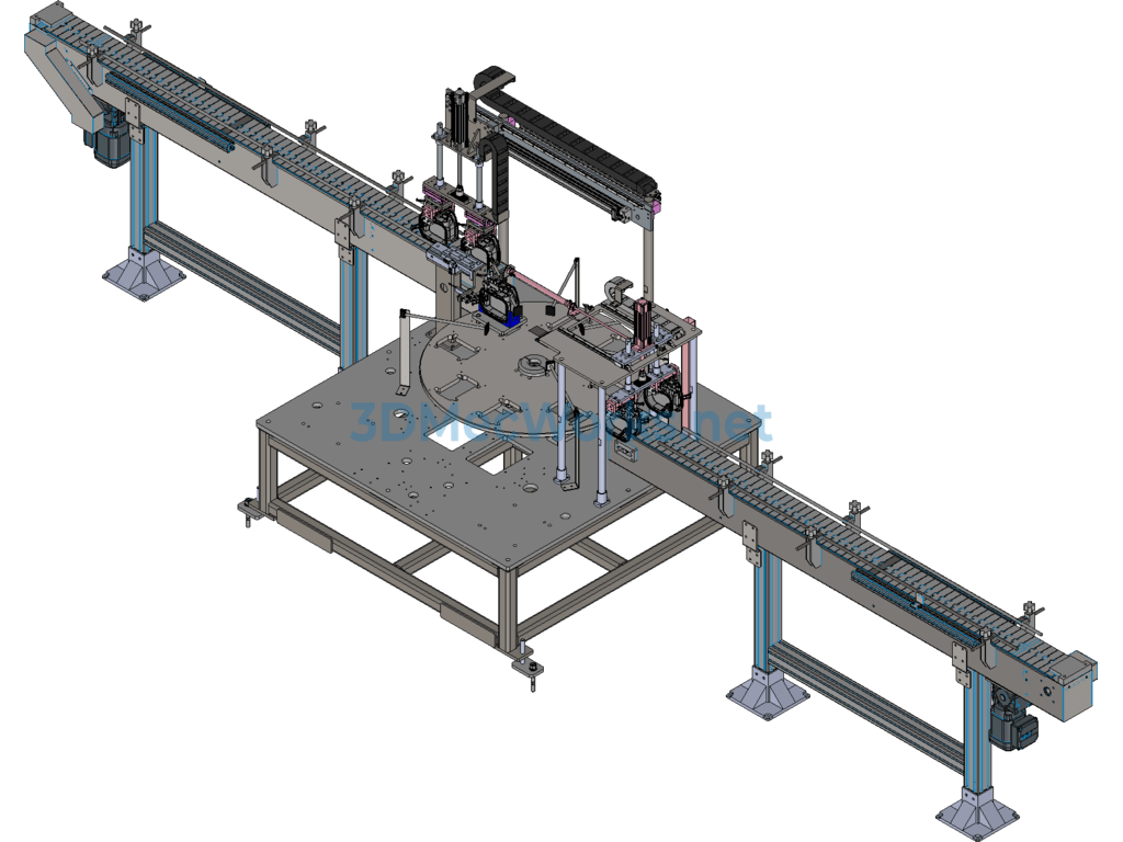 Gas Meter Rocker Feeding and Press-Fitting Machine - SolidWorks - Free Download Gas Meter Rocker Feeding and Press-Fitting Machine