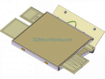 Multifunctional Foldable Drawing Board (3D + CAD + Manual) - SolidWorks  AutoCAD-ZWCAD - Free Download