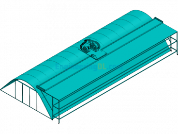 Design Of A Snow Removal Device For Greenhouse Shelters (3D + CAD + Manual) - SolidWorks  AutoCAD-ZWCAD - Free Download