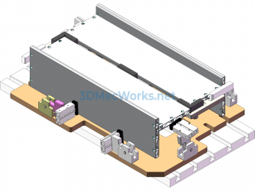 Aluminum Profile Machining Jigs And Fixtures - SolidWorks - Free Download