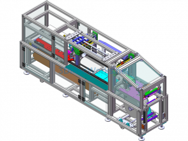 Disposable Paper Cup And Plastic Cup Stacking And Wrapping Machine (Already In Mass Production) - SolidWorks - Free Download