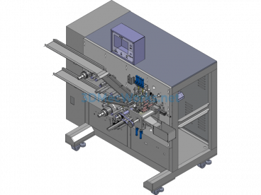 Square Lithium Battery Winding Machine - SolidWorks - Free Download