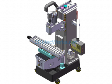 Turret Machining Center - SolidWorks - Free Download