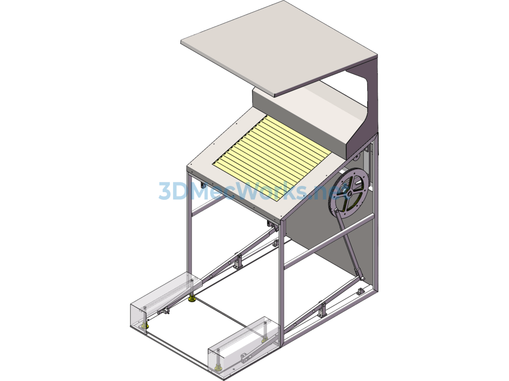 Mobile Trash Bin 3d + Engineering Drawing + Bom - SolidWorks - Free Download Mobile Trash Bin 3d + Engineering Drawing + Bom