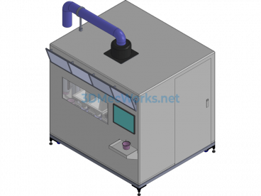 Smart Fully Automatic Noodle Vending Machine - SolidWorks - Free Download