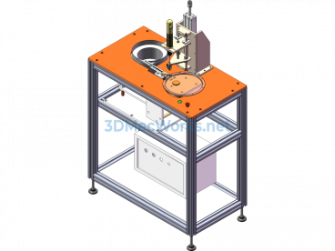 Aluminum Shell Ground Screw Locking Machine - SolidWorks - Free Download