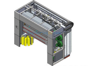 3D Model + BOM Of Fully Automatic Car Wash Machine And Equipment - SolidWorks - Free Download