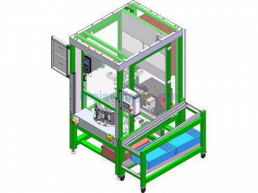 3D Model + Flowchart + BOM List For Automatic Tightening And Oiling Equipment For Spinal Disc Herniation - SolidWorks - Free Download