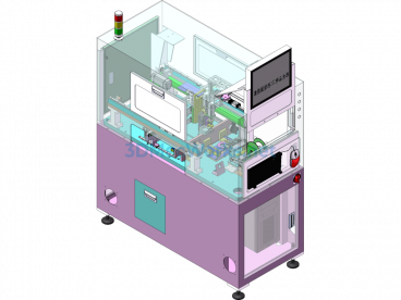 Automatic High-Precision Film Peeling And Application Machine - SolidWorks - Free Download
