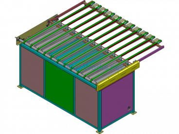 Telescopic Conveyor - SolidWorks - Free Download