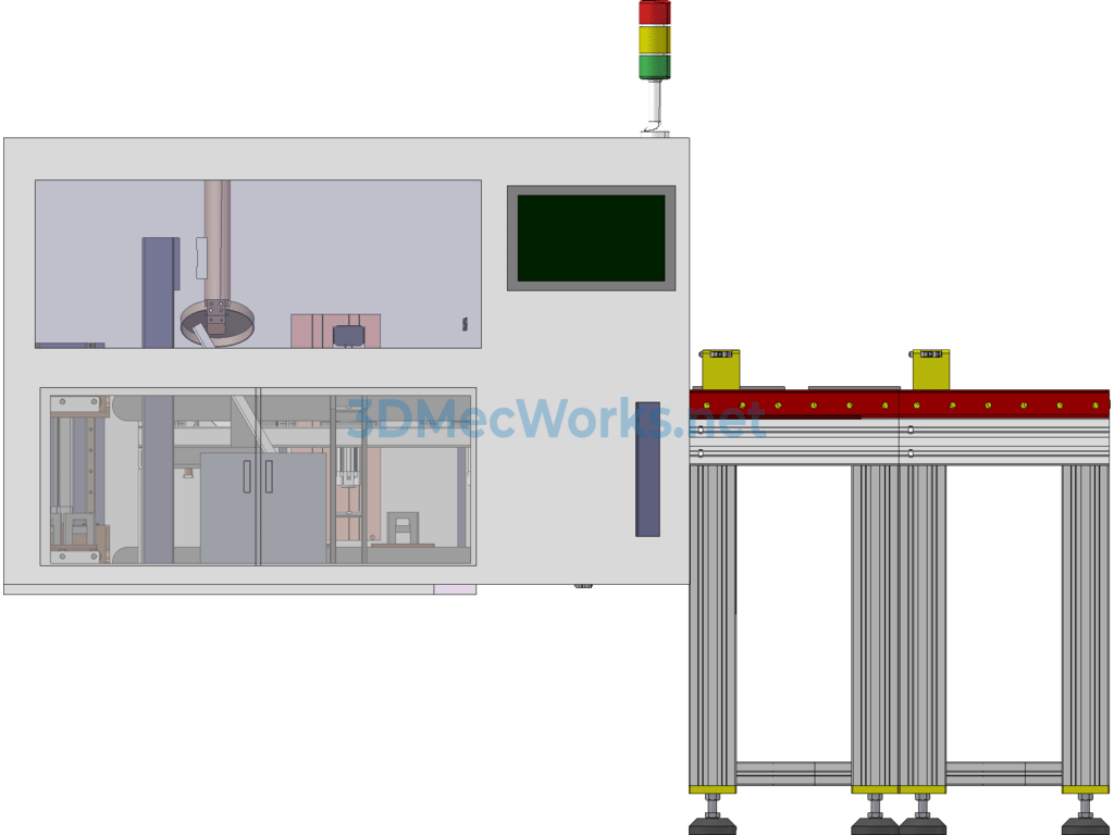 Laser Automatic Marking Machine - SolidWorks - Free Download Laser Automatic Marking Machine - Image 5