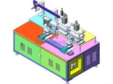 Automatic Film Thermo-Embossing Machine - SolidWorks - Free Download