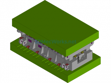 Automobile Subframe Sheet Metal Forming Die - Exported - Free Download