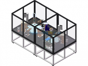 Valve Body Automatic Assembly Line - SolidWorks - Free Download