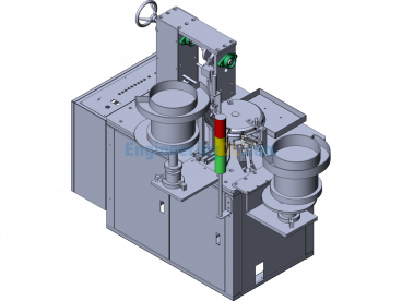 3# Rotary Head Puller Machine/Automatic Metal Zipper Head Riveting Machine - SolidWorks - Free Download