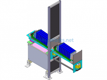 Non-Compliant Material Cutting Mobile Platform - SolidWorks - Free Download