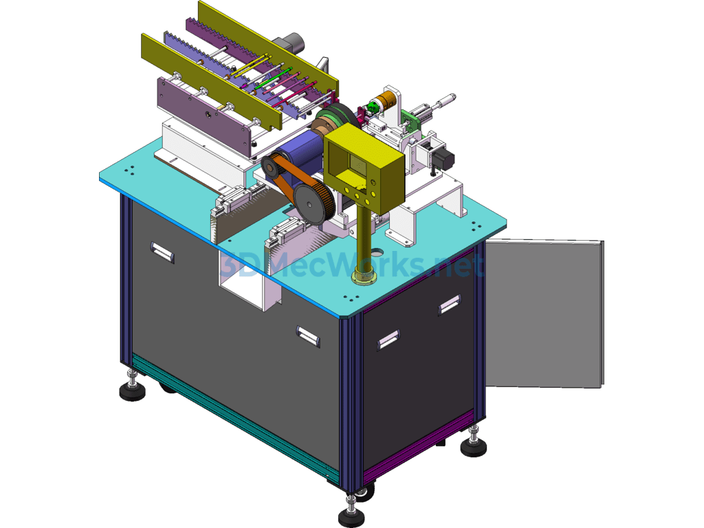 Automatic Gate Cutter (final Version) - SolidWorks - Free Download Automatic Gate Cutter (final Version)