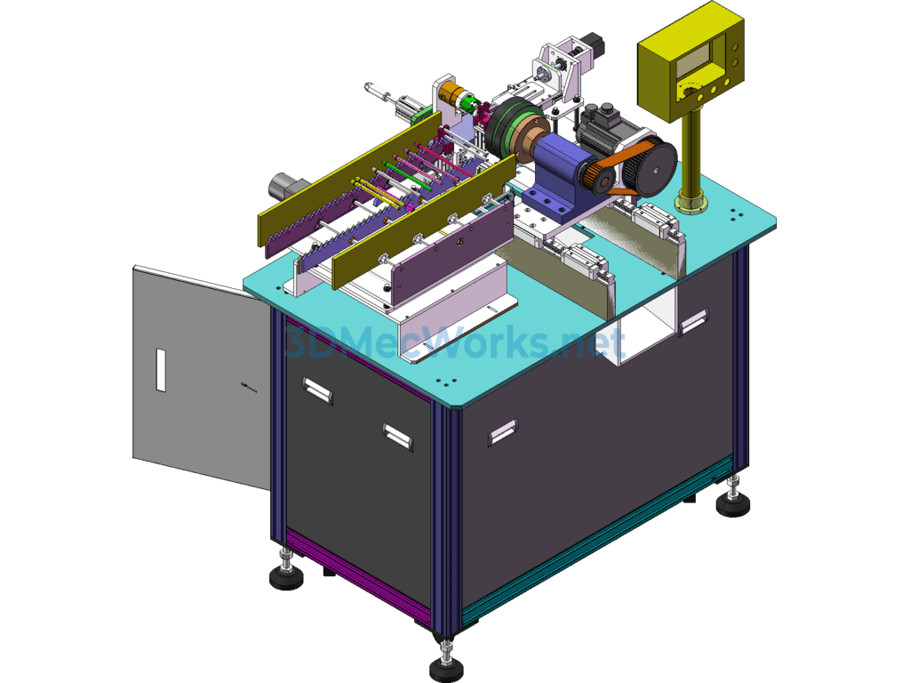 Automatic Gate Cutter (final Version) - SolidWorks - Free Download Automatic Gate Cutter (final Version) - Image 2