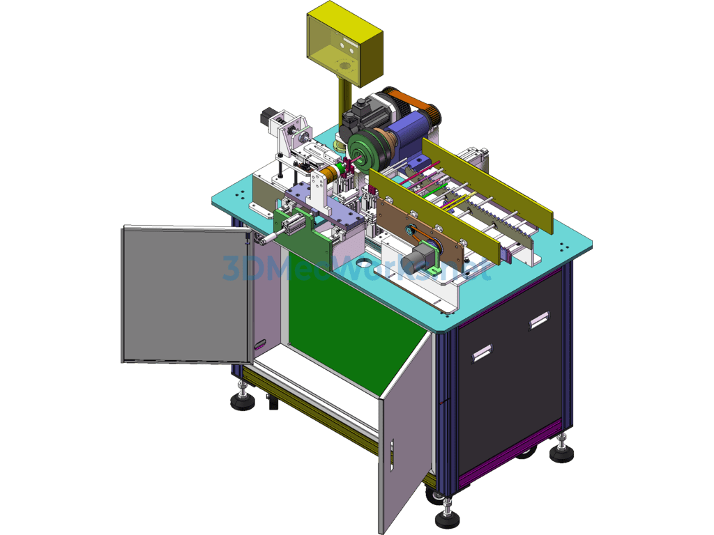 Automatic Gate Cutter (final Version) - SolidWorks - Free Download Automatic Gate Cutter (final Version) - Image 3