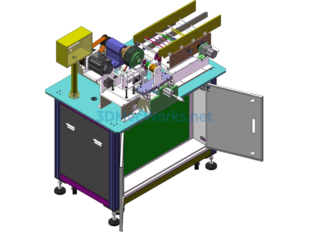 Automatic Gate Cutter (final Version) - SolidWorks - Free Download Automatic Gate Cutter (final Version) - Image 4