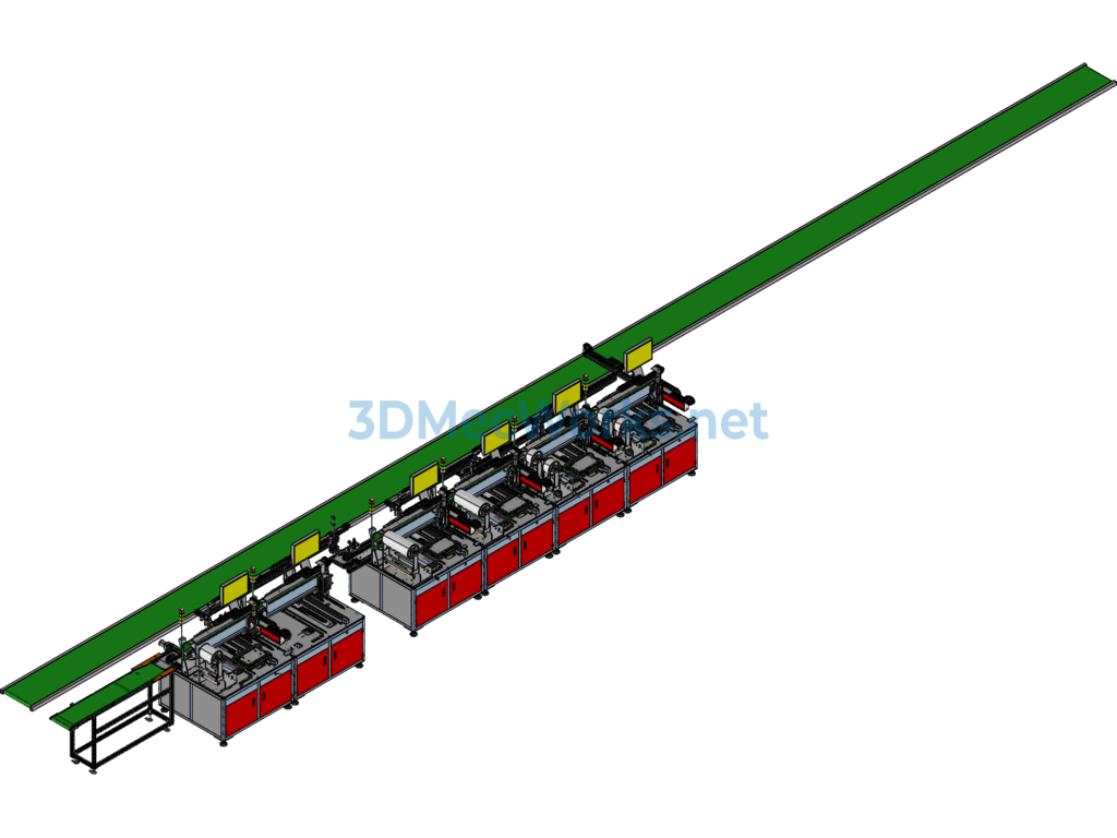 Automated Complete Equipment for Computer Display Back Panel Assembly - SolidEdge - Free Download Automated Complete Equipment for Computer Display Back Panel Assembly - Image 2