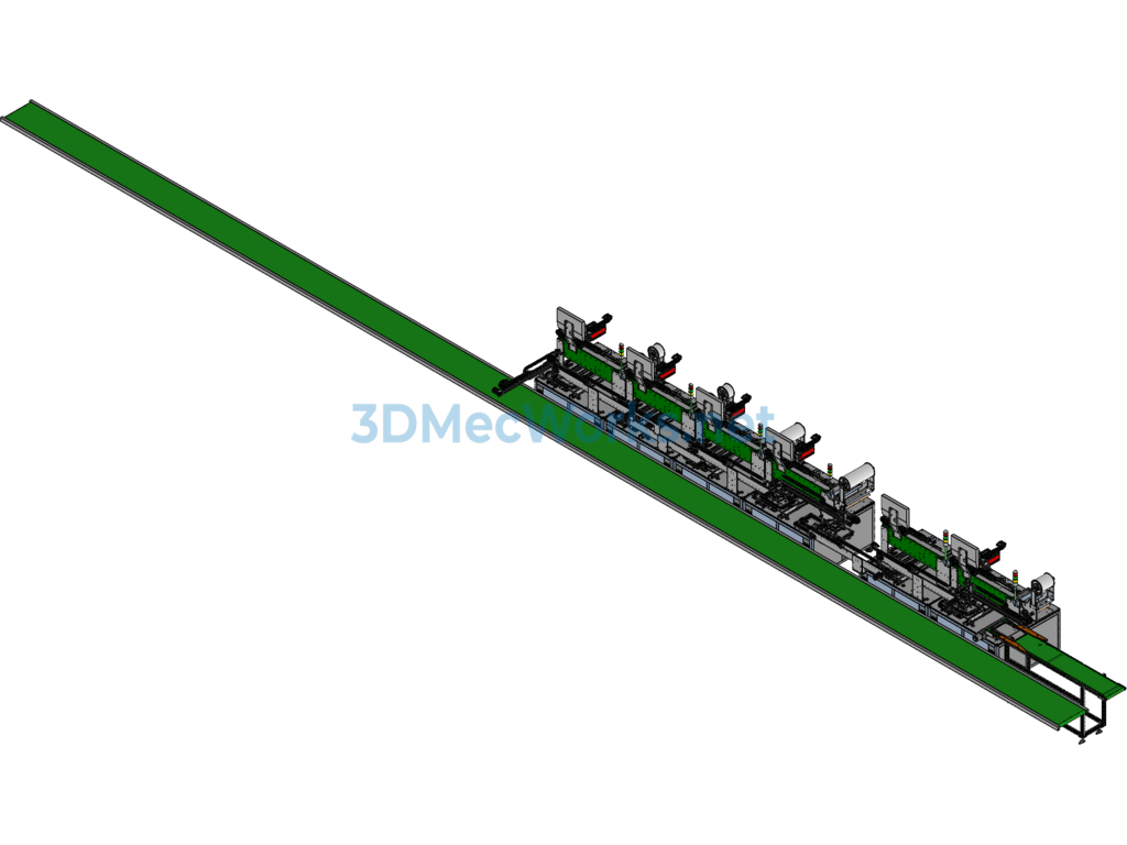 Automated Complete Equipment for Computer Display Back Panel Assembly - SolidEdge - Free Download Automated Complete Equipment for Computer Display Back Panel Assembly - Image 3