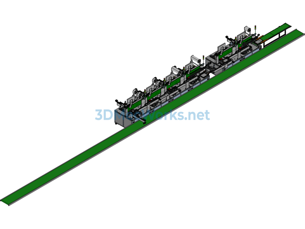 Automated Complete Equipment for Computer Display Back Panel Assembly - SolidEdge - Free Download Automated Complete Equipment for Computer Display Back Panel Assembly - Image 4