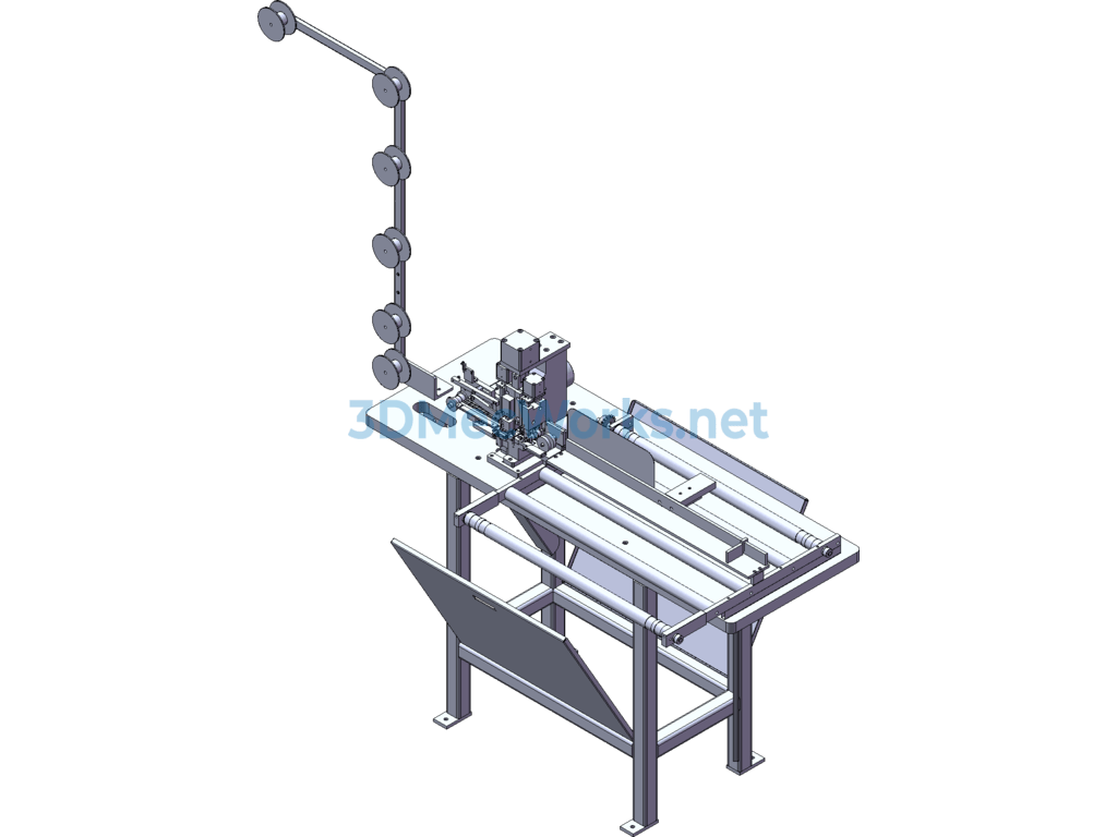 Automatic Nylon Zipper Ultrasonic Cutting Machine (including 3d, Engineering Drawings, and Bom) - SolidWorks - Free Download Automatic Nylon Zipper Ultrasonic Cutting Machine (including 3d, Engineering Drawings, and Bom)