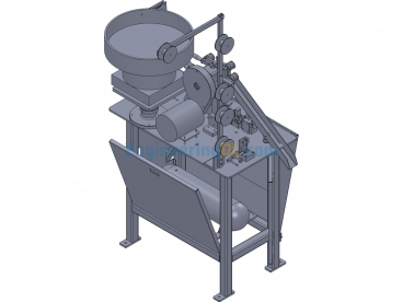 Zipper Industry 7# Metal Zipper Insertion Head Machine (Including 3D + Engineering Drawings + BOM) - SolidWorks - Free Download