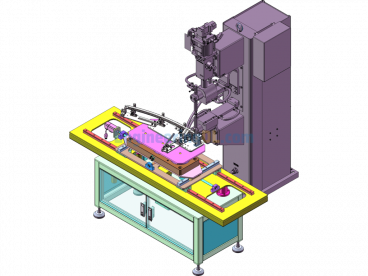 Projection Welder Feeding Jig Worktable - SolidWorks - Free Download