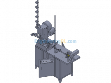 Zipper Equipment - Size 3 Fixed Length Machine (Standard Machine Already In Mass Production) - SolidWorks - Free Download