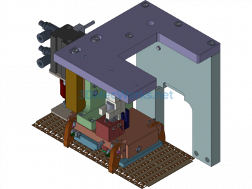 LED Die Bonder Placement Machine Semiconductor Substrate Gripper Mechanism - ProE  Creo.Parametric - Free Download