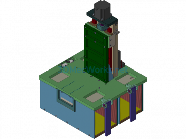 Automatic Loading And Unloading Mechanism For LED Die Bonder Substrate - ProE  Creo.Parametric - Free Download