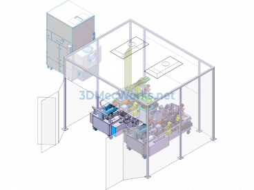 Dual-Station Laser Welding Equipment - SolidWorks - Free Download