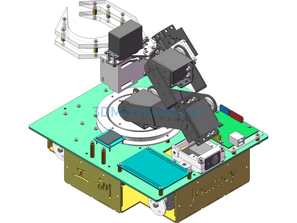 Logistics Handling Robot - SolidWorks AutoCAD.Mechanical - Free Download Logistics Handling Robot - Image 3