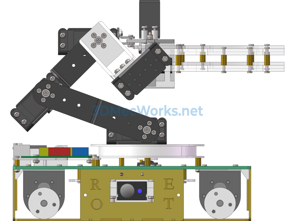 Logistics Handling Robot - SolidWorks AutoCAD.Mechanical - Free Download Logistics Handling Robot - Image 5