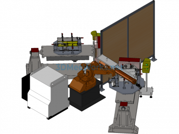 TIG Robot Welding Machine Workstation - SolidWorks - Free Download