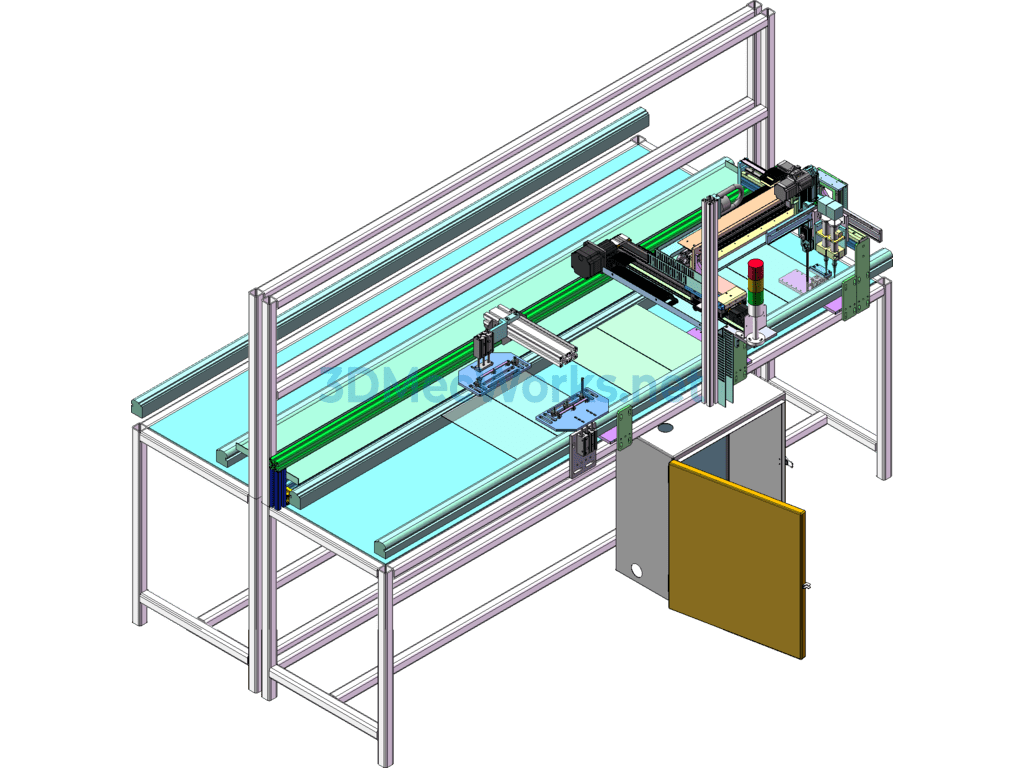 Online Pcba Dispensing Machine - SolidWorks - Free Download Online Pcba Dispensing Machine - Image 2